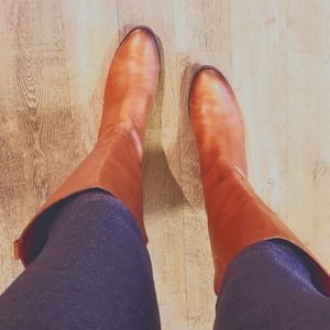 Sam Edelman Penny Leather Riding Boots in Whiskey!